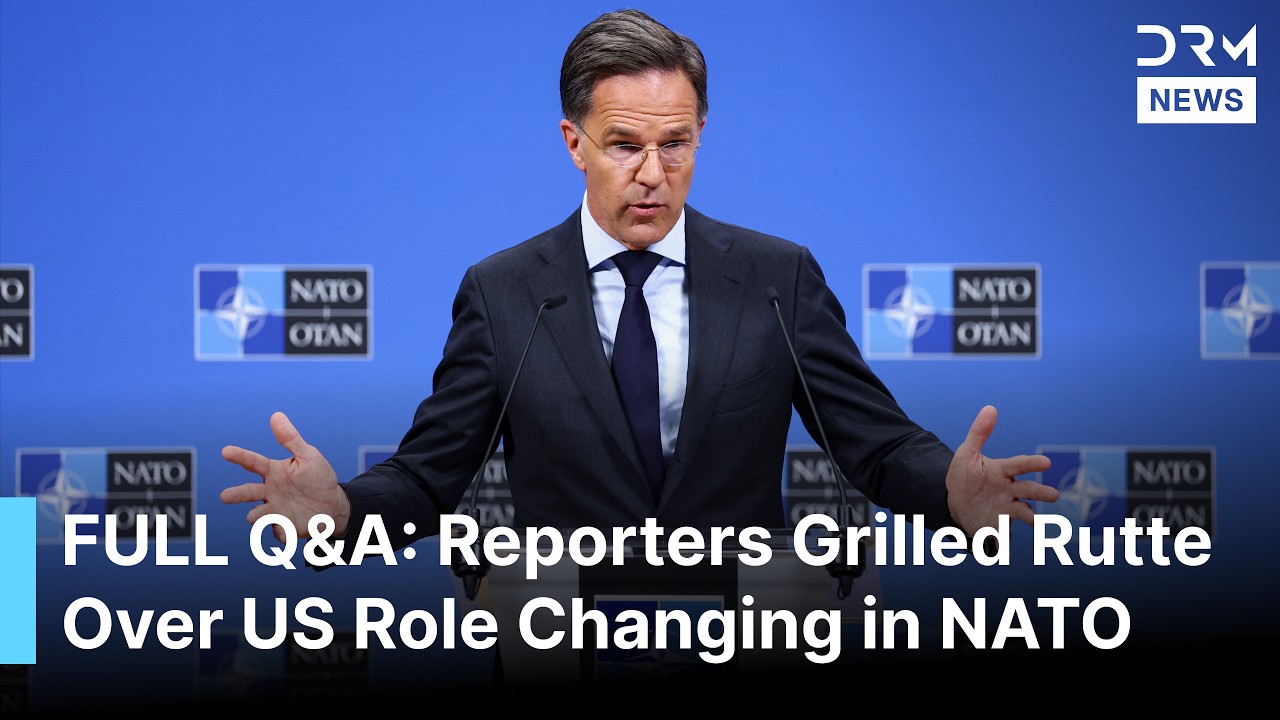 FULL Q&A: Reporters Confronted Rutte Over US Role Changing in NATO Force Model Shift | AC1B