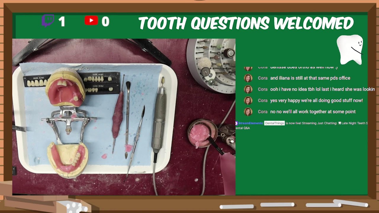 🦷Late Night Teeth Stuff - Denture Set Up