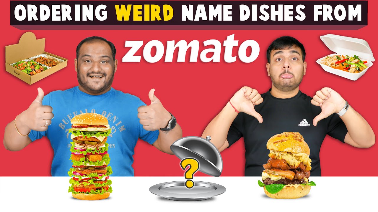 ORDERING WEIRD NAME DISHES FROM ZOMATO | Zomato Challenge | Food Eating Competition Viwa Food World