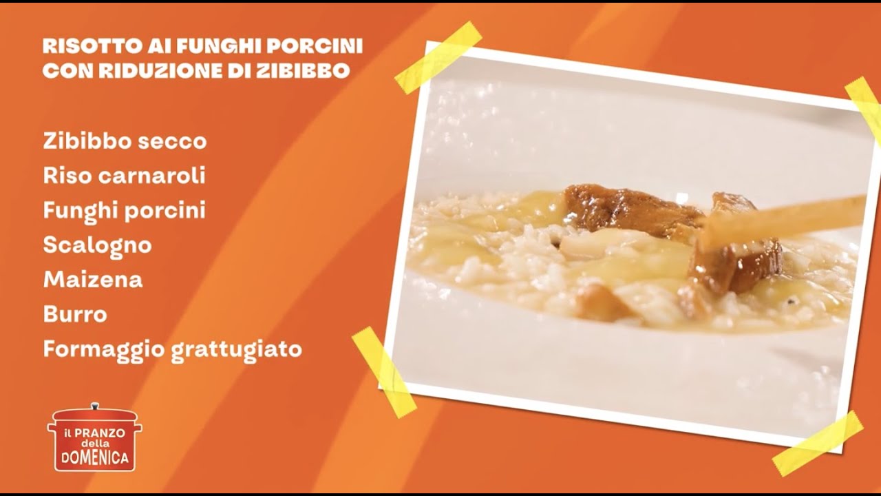 Risotto ai funghi porcini con riduzione di Zibibbo - 𝗜𝗹 𝗽𝗿𝗮𝗻𝘇𝗼 𝗱𝗲𝗹𝗹𝗮 𝗱𝗼𝗺𝗲𝗻𝗶𝗰𝗮