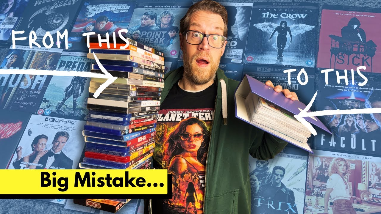 I Replaced Physical Media Cases With Sleeves and Here's What Happened