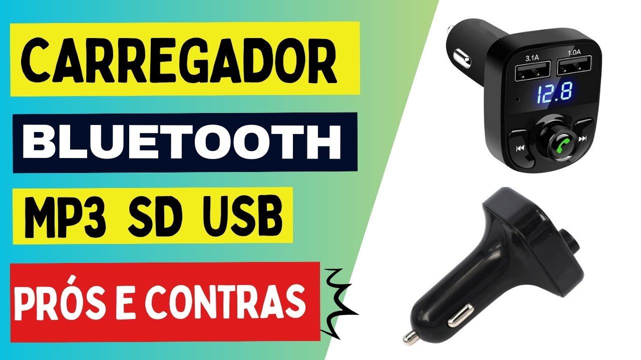 Carregador Bluetooth MP3 FM X8 para Carro PRÓS  CONTRAS