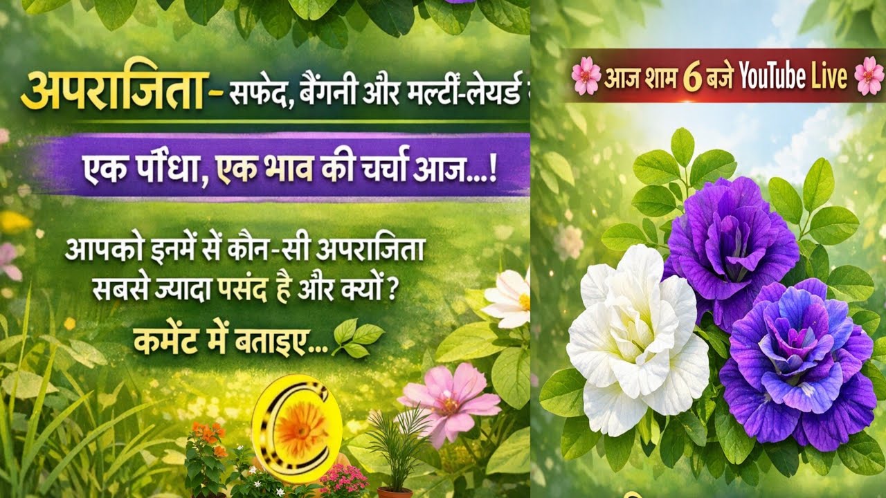NarmdaChhayaGreen is liveAparajita Dormancy खत्म! मार्च से नवंबर तक ऐसे होगी जबरदस्त फ्लावरिंग