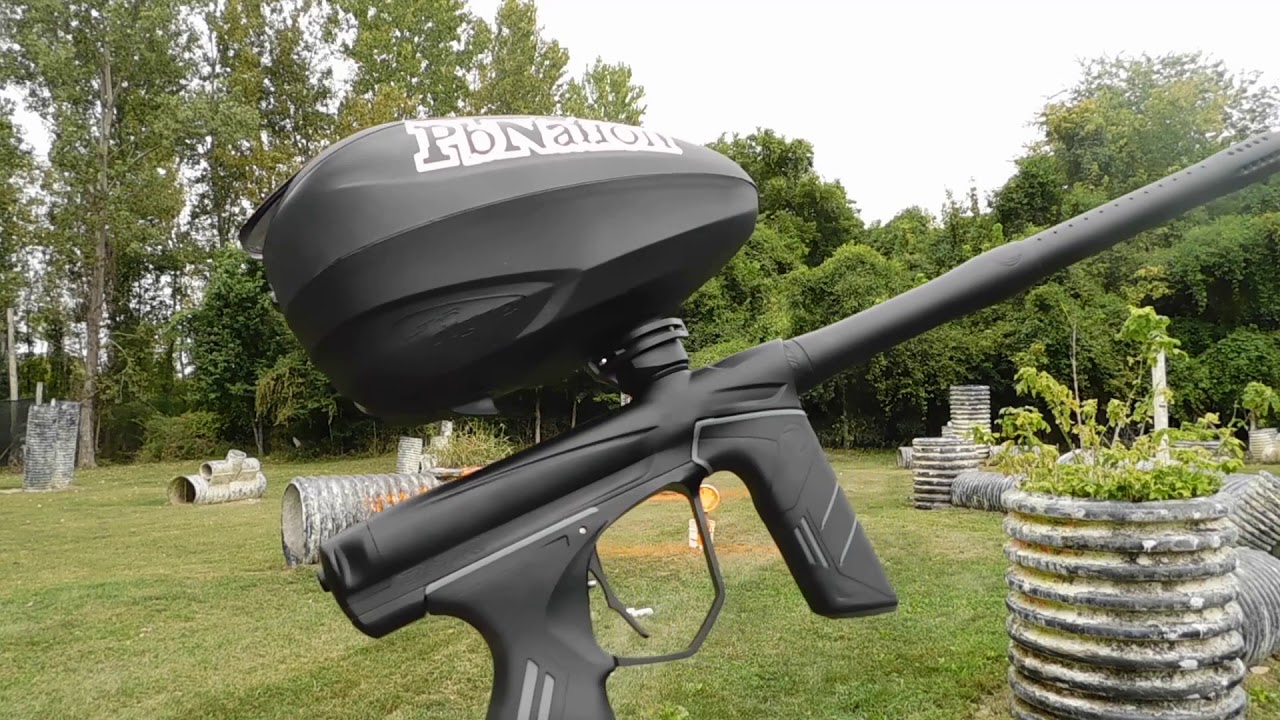 New Dye DSR Paintball Marker - shooting video and review
