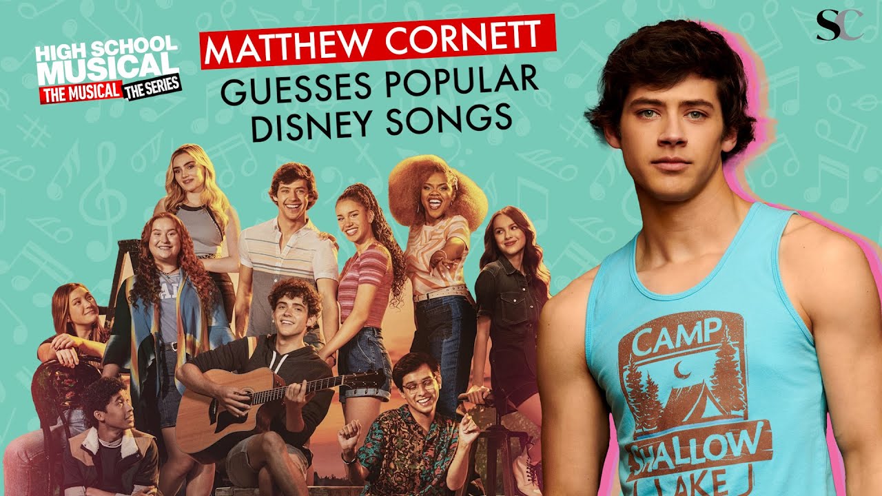 High School Musical's Matt Cornett Guesses Disney Songs | HSM Premiere Josh Bassett & Olivia Rodrigo