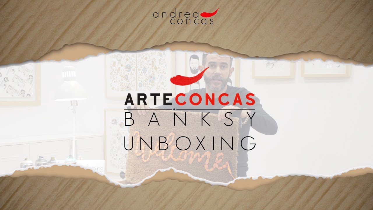BANKSY UNBOXING | Andrea CONCAS | ArteCONCAS
