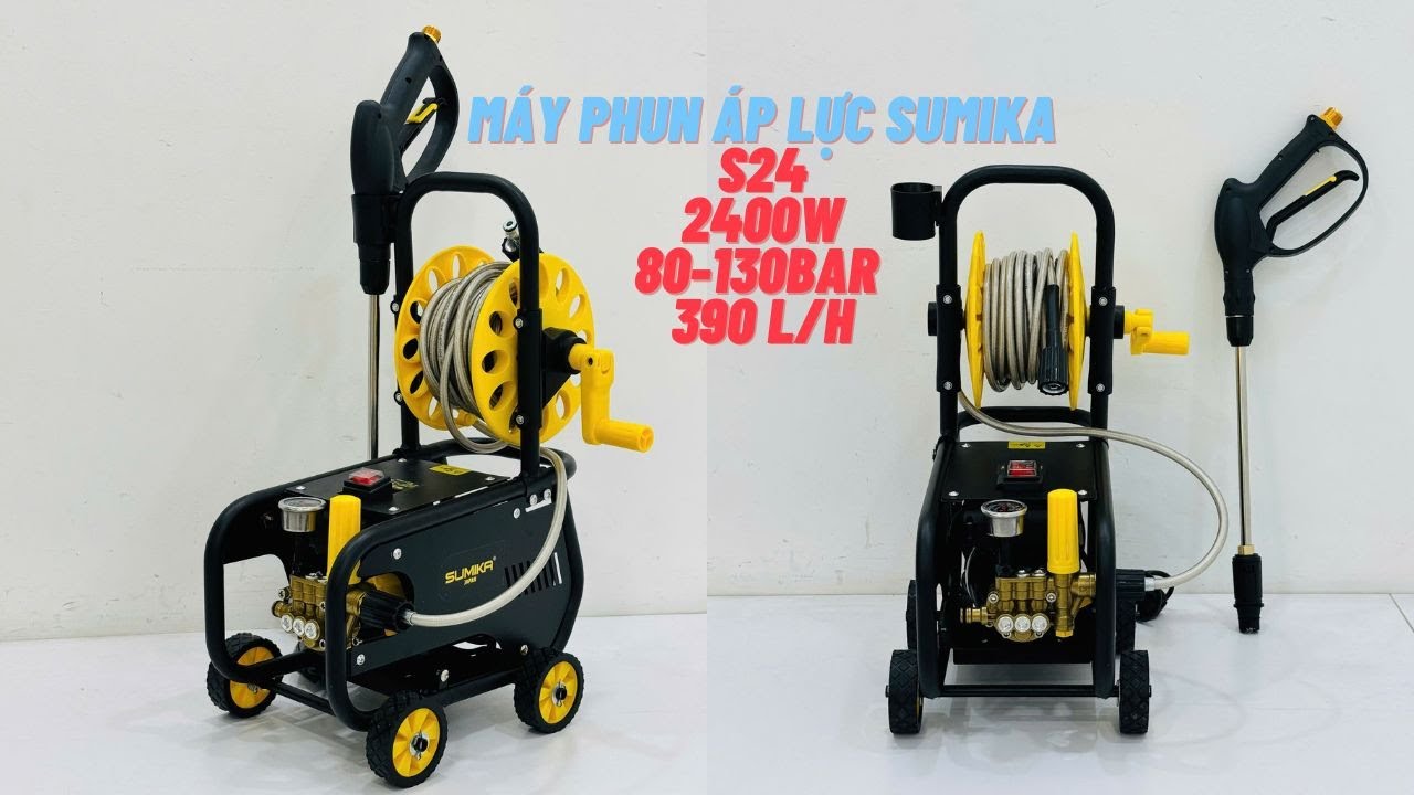 Thực tế Máy rửa xe Sumika S24 có mạnh không