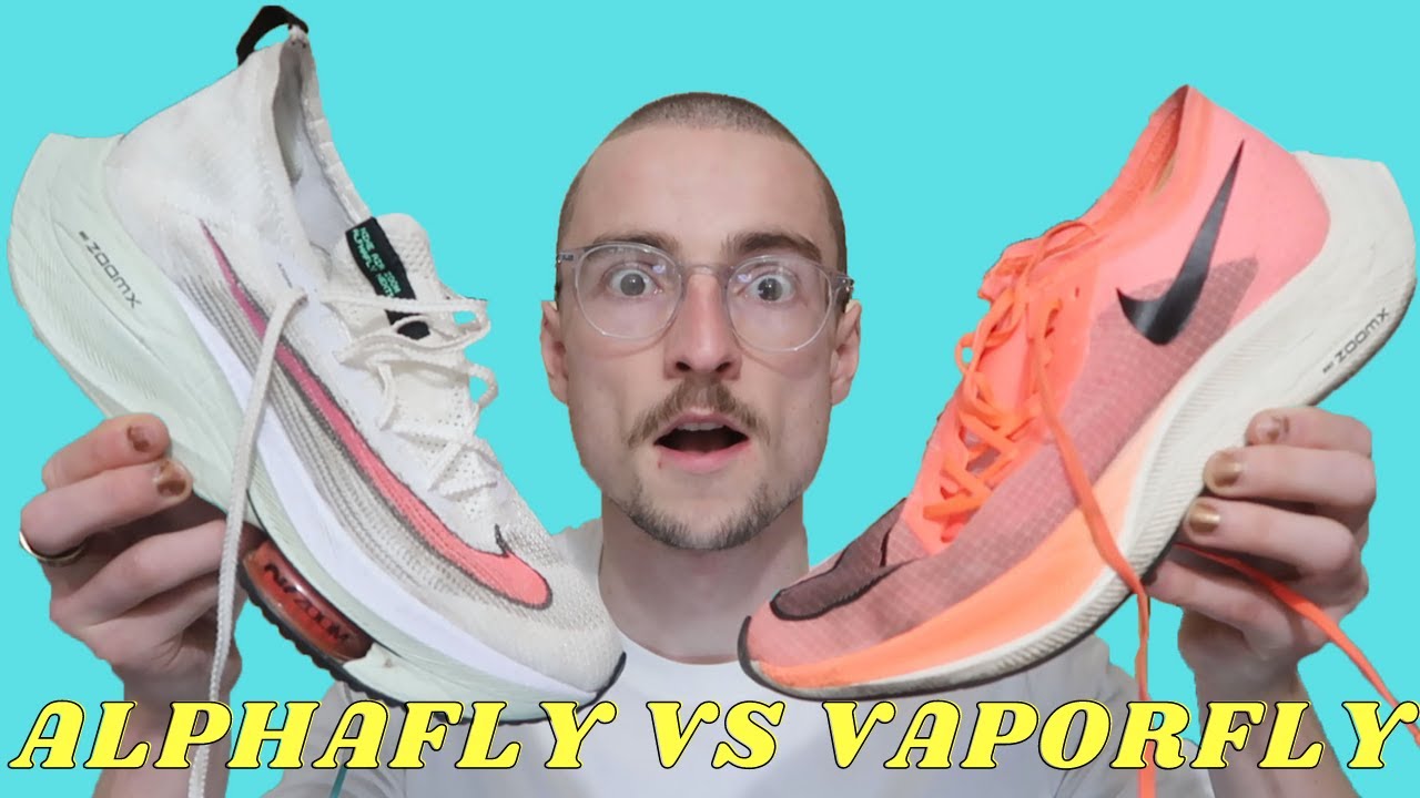 NIKE ALPHAFLY VS NIKE VAPORFLY | WHICH SHOE IS FASTER?!