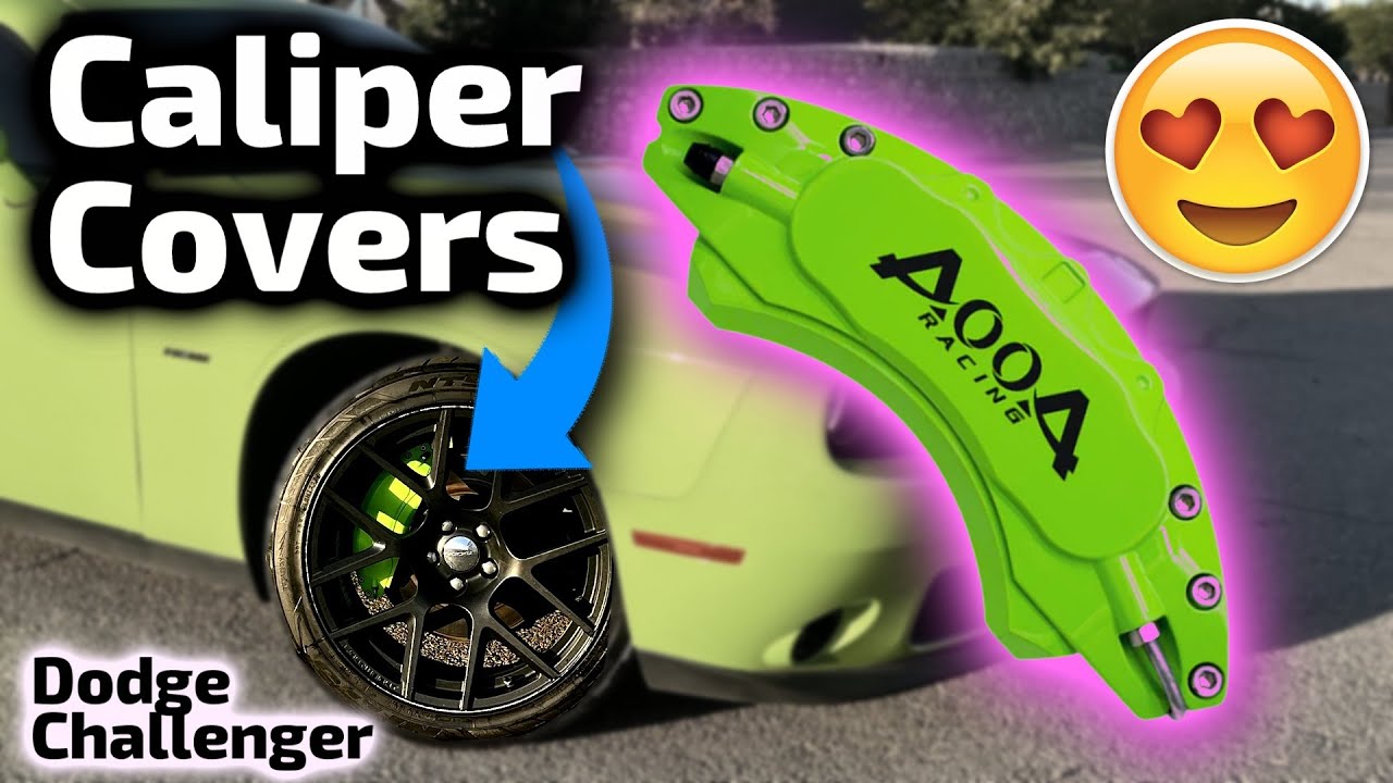 Накладки на суппорты AOOA Racing для Dodge Challenger RT! (Установка и обзор)
