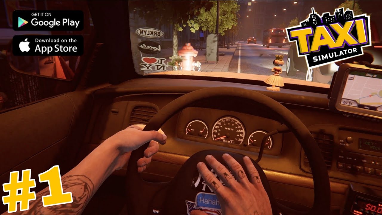 I AM A TAXI DRIVER IN TAXI SIMULATOR #1 #taxi #taxisim2020 