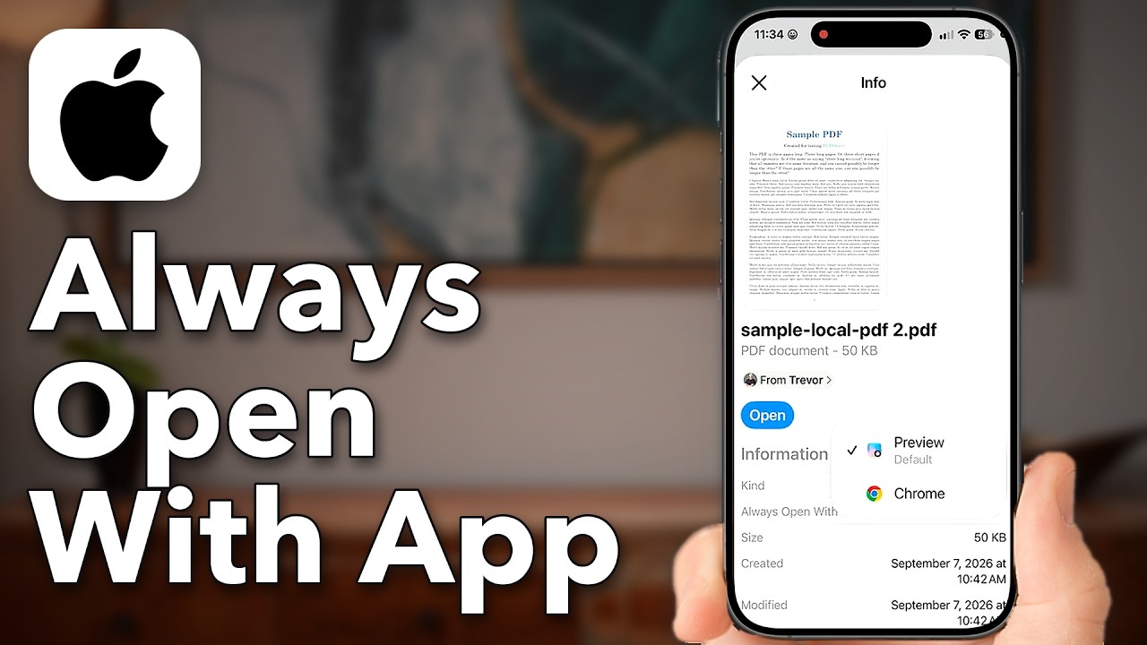 Как настроить открытие файлов в определенных приложениях на iPhone &mdash; новая функция iOS 27
