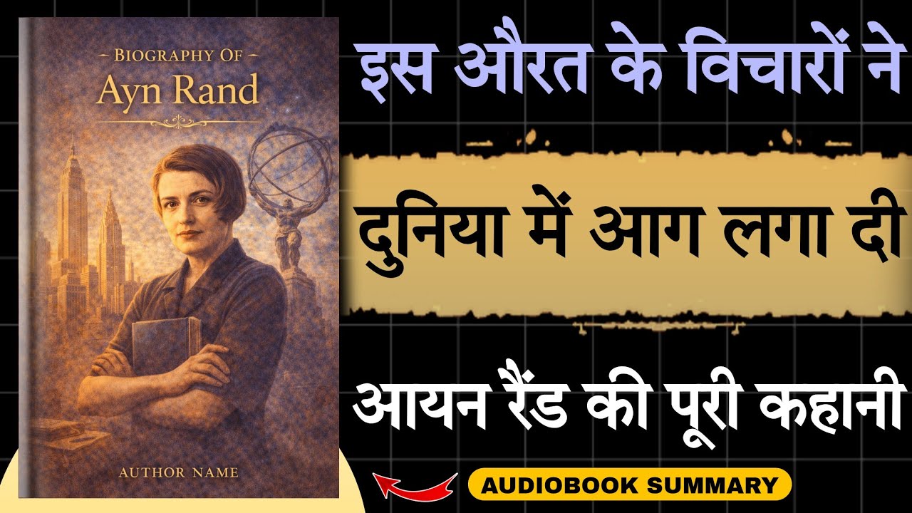 Biography Of Ayn Rand in Hindi | सबसे बड़ा स्वार्थी! 😠 | Audiobook school