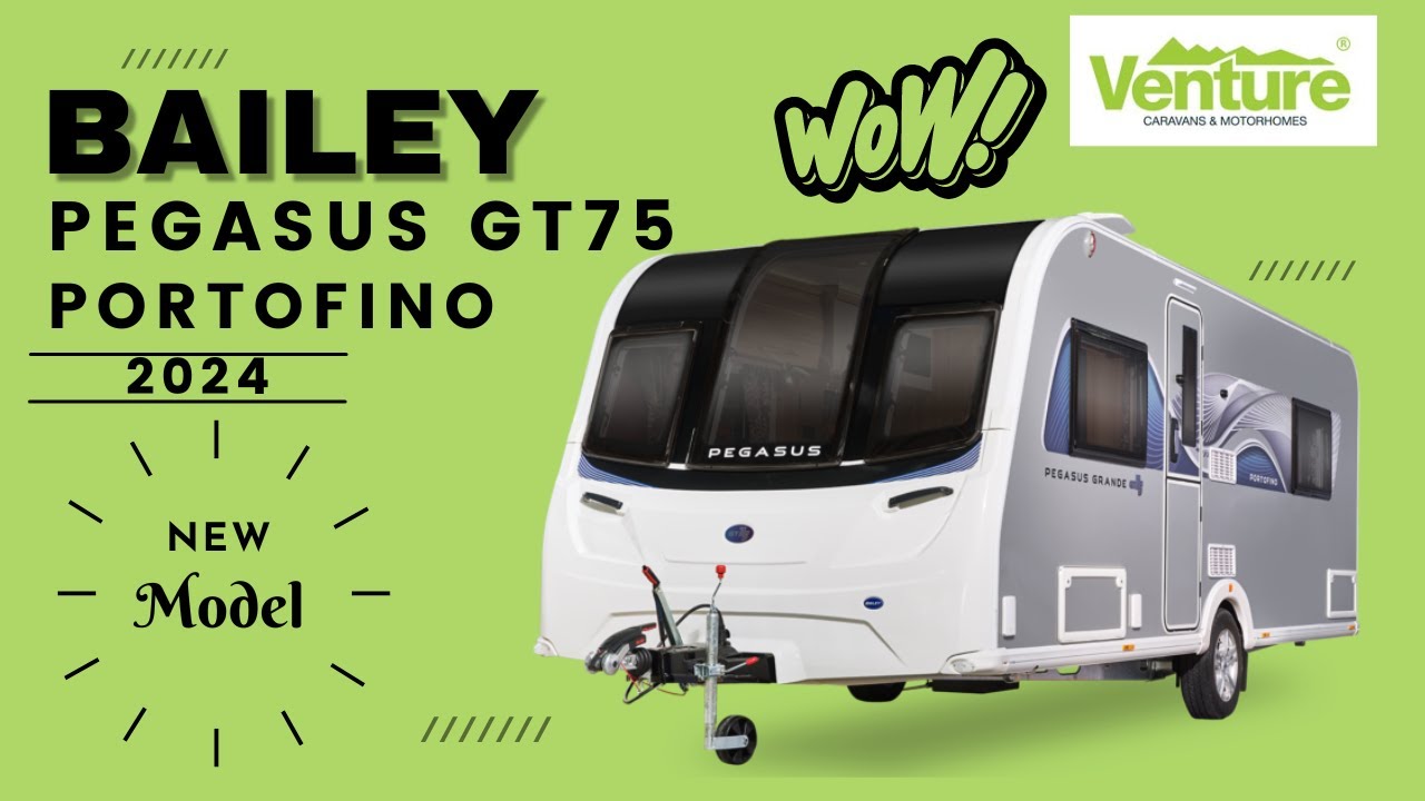 Bailey Pegasus Grande GT75 Portofino 2024 tour/walk though by Venture Caravans