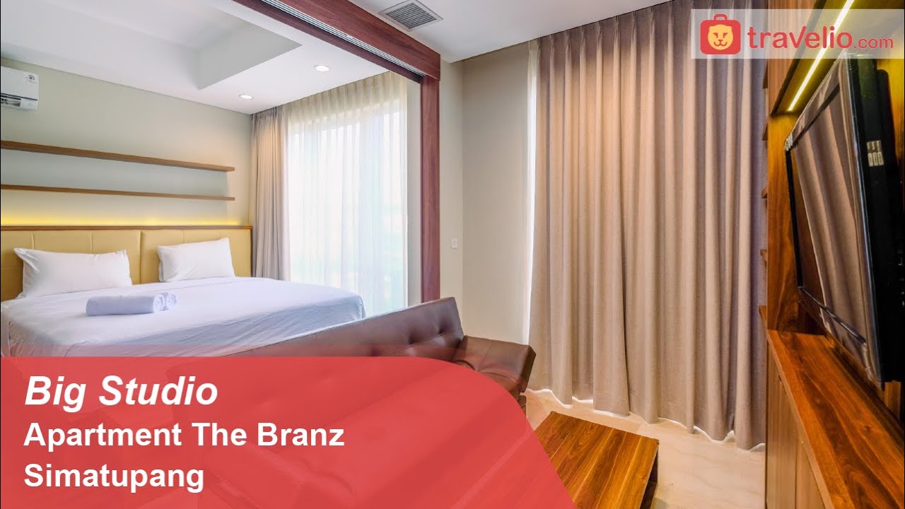 Room Tour Big Studio Apartment The Branz Simatupang By Travelio