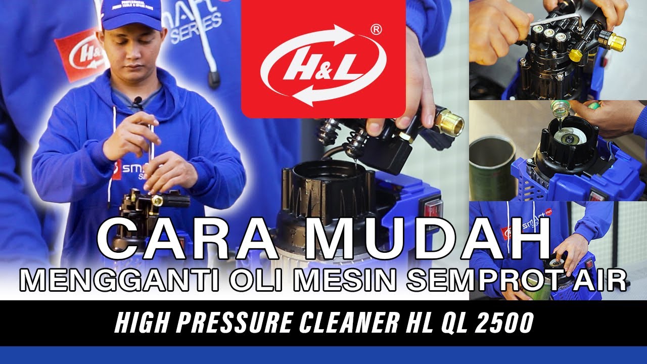DIY Cara Mengganti Oli Mesin Jet Cleaner QL 2500, PENTING!!