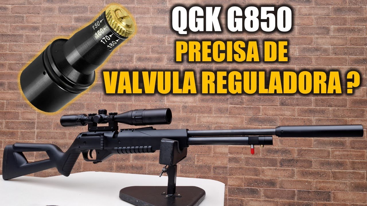 QGK G850 AGRUPAMENTO COM 30 DISPAROS 25 METROS - PRECISA DE VÁLVULA REGULADORA?