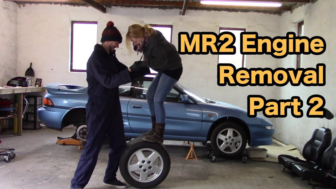 Toyota MR2 Engine Removal (Part 2)