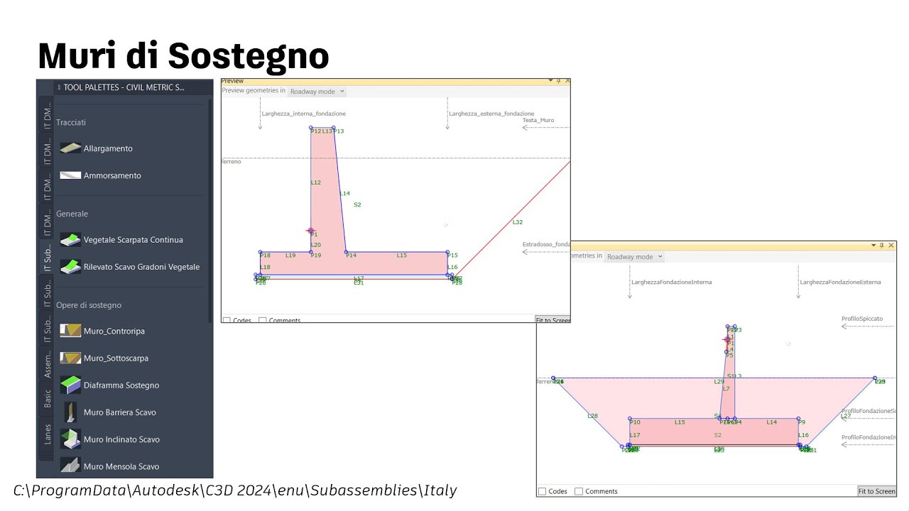 2024 - 2 - COUNTRY KIT ITALIANO 2024 -  Muro di Controripa, Muro di Sotto Scarpa e Ammorsamento