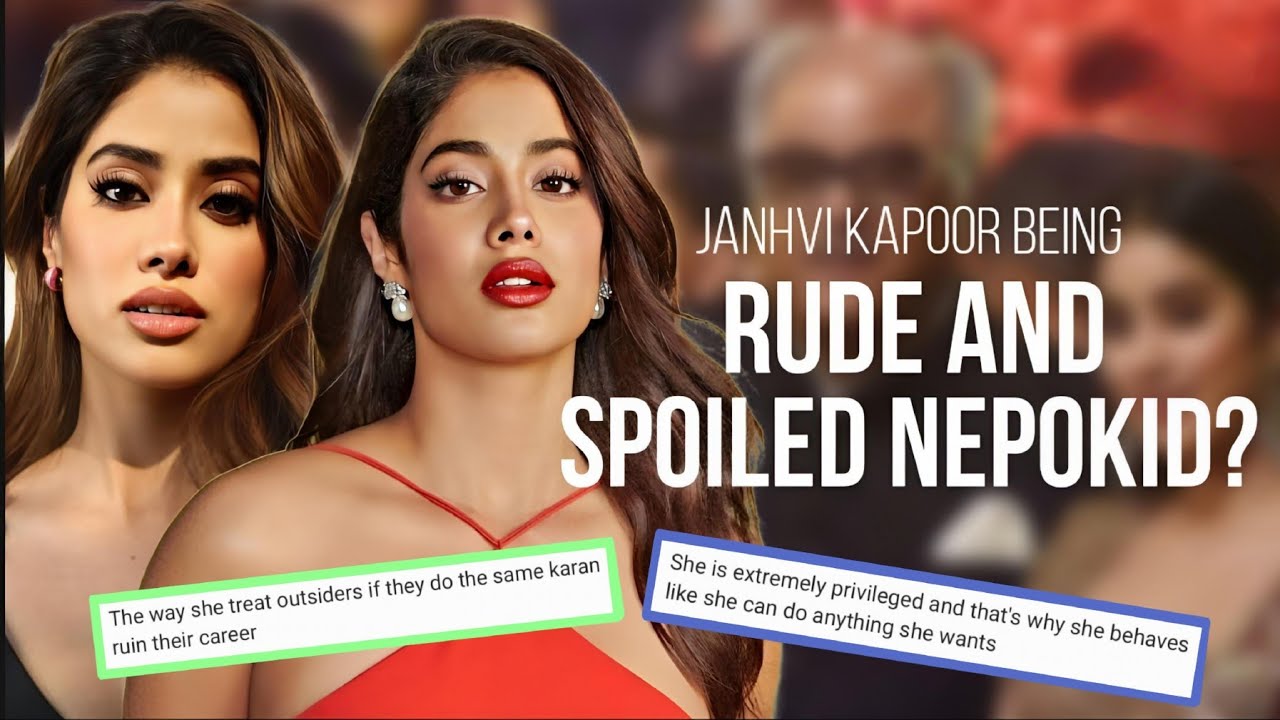 Janhvi Kapoor being MEAN to OUTSIDERS | Behaving EXTREMELY UNPROFESSIONAL in Interviews