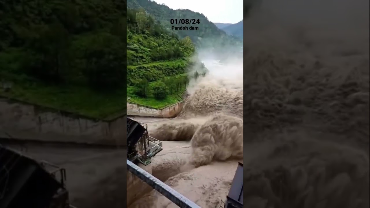 Flood in Himachal ( Avoid travelling) #alert #flood #himachal  #alarming #uttarakhand #disaster