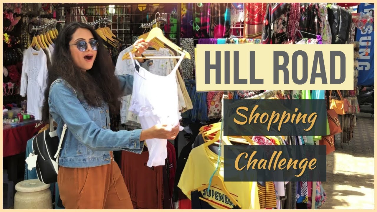 HILL ROAD Bandra SHOPPING CHALLENGE Rs. 1000 | TRY ON ! Style on Budget (Mumbai) | Himani Aggarwal