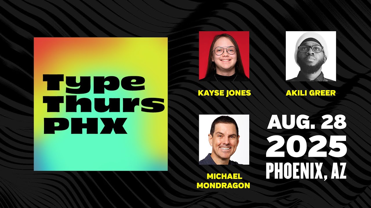 Type Thursday Phoenix: August 28, 2025 at Dialog in Downtown Phoenix