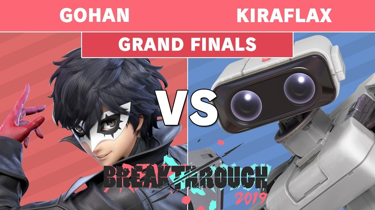 BreakThrough 2019 - Kiraflax (ROB) Vs GOHAN (Joker, Ganon, Snake) Grand Finals - Smash Ultimate