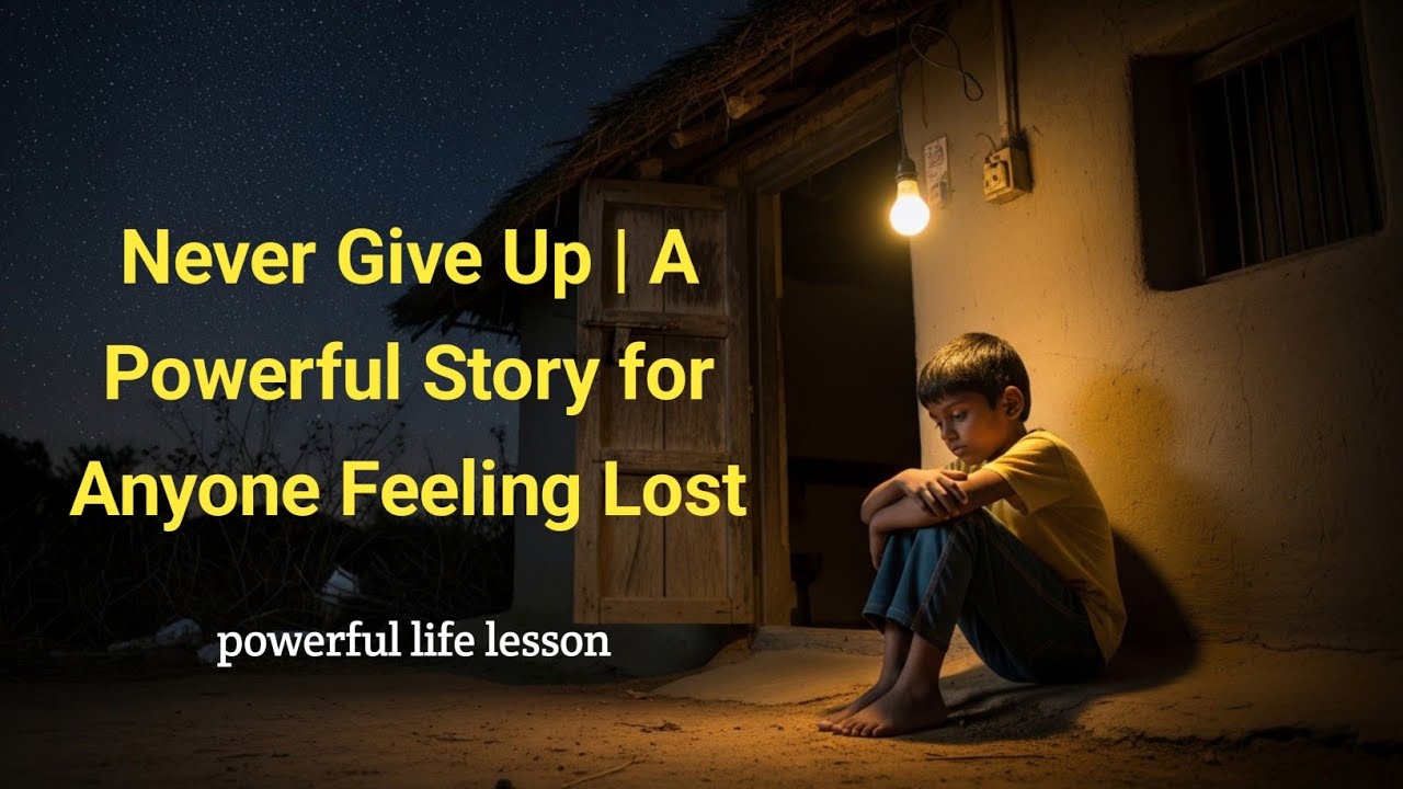 Never Give Up | A Powerful Story for Anyone Feeling Lost | Powerful Life  Lesson 
