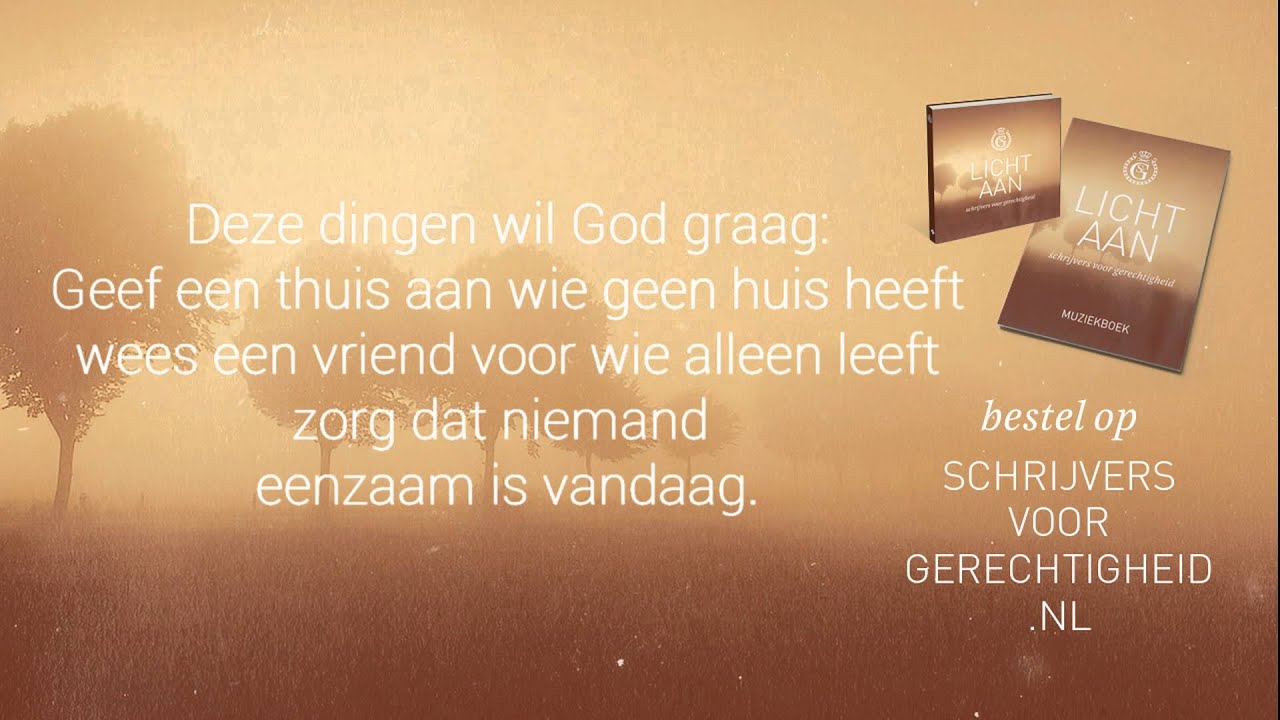 Licht Aan - Schrijvers Voor Gerechtigheid [met tekst]