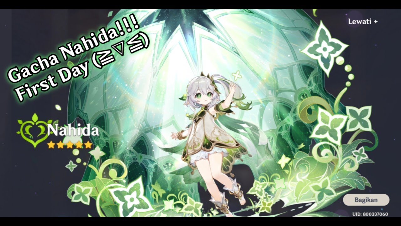 Gacha Nahida at Day 1 After Realese!!! - Genshin Impact