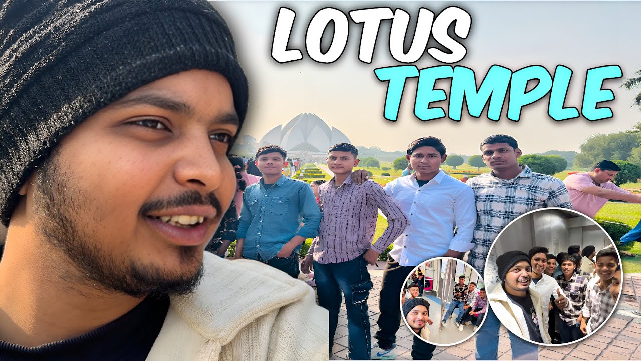 Bhaiyo Ke Saath Lotus Temple Ki Trip! 🚇 (Maza Aa Gaya!)