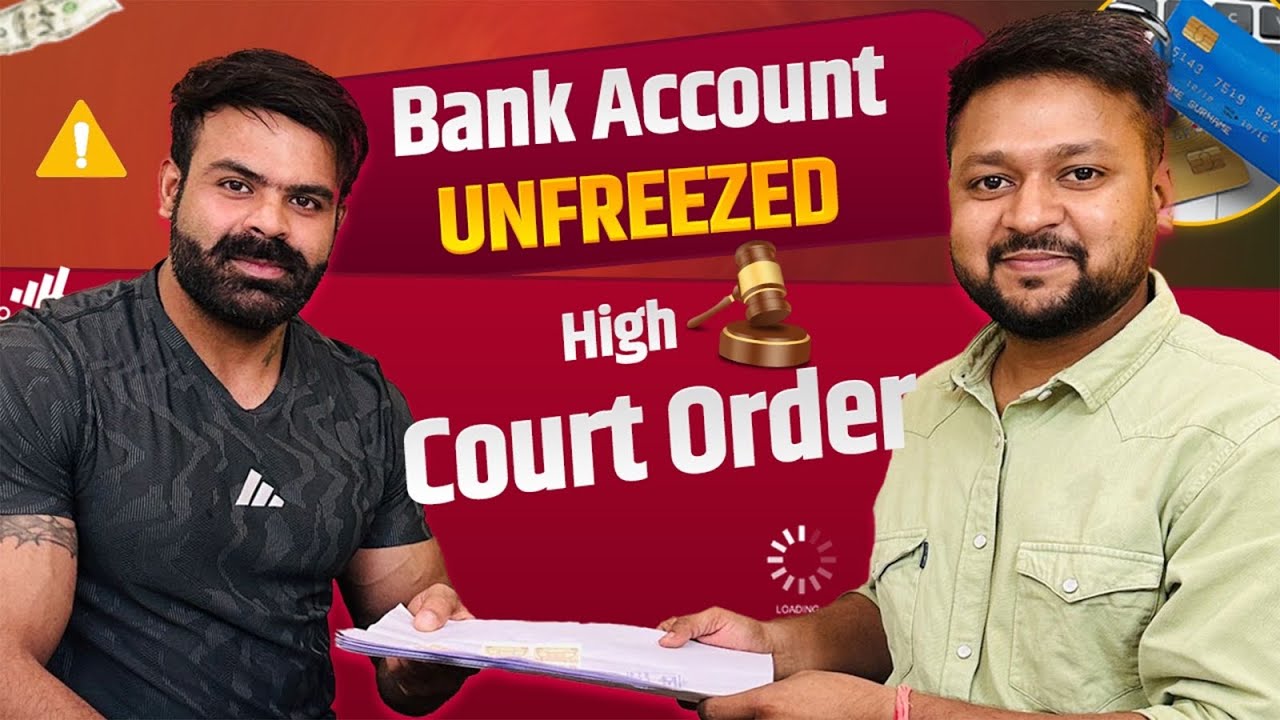 Bank Account Unfreeze || Story Behind The High Court Order #bankaccountfreeze 