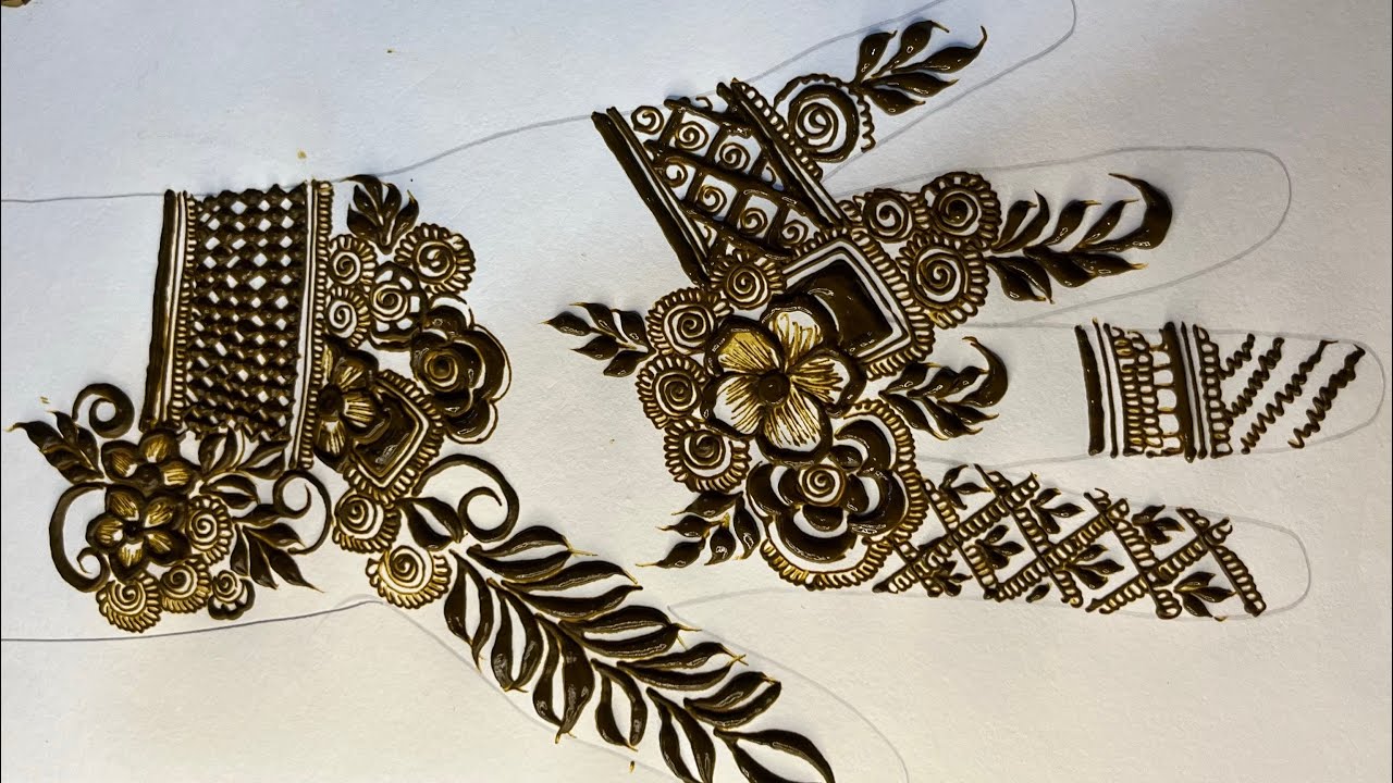 Delicate design tutorial #mehndi #hennadesign #henna #mehndidesign #mehandi #hennaart #tutorial#love