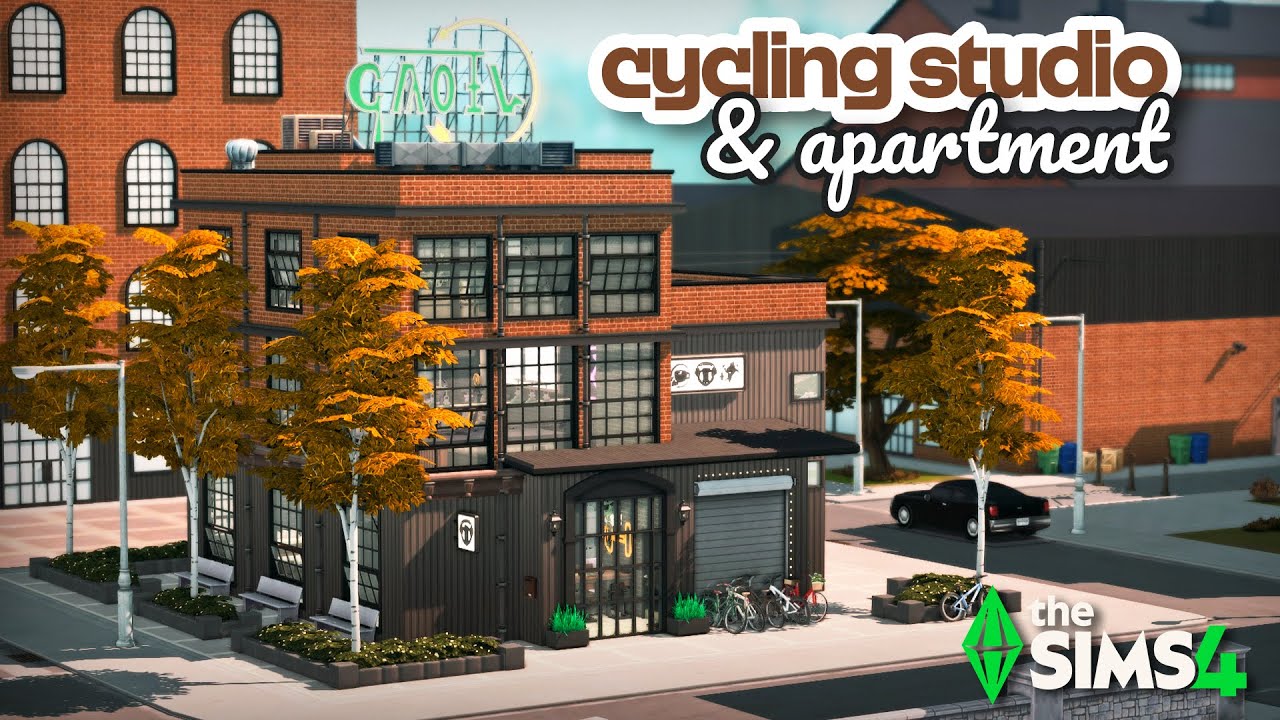 Велостудия и квартира (малый бизнес) 🚲 | The Sims 4 Скоростное строительство