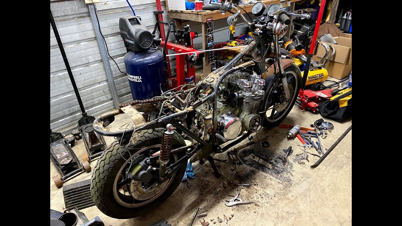 1978 kz650 build part 1