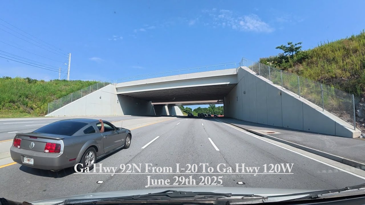 Ga Hwy 92N From I-20 Through Hiram Ga To Ga Hwy 120W #drivingtour #driving #travel #automobile