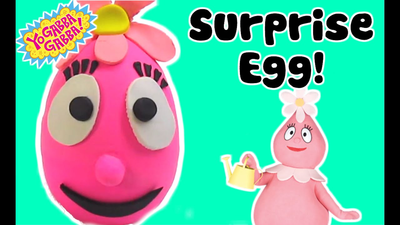 YO GABBA GABBA Surprise Egg of FOOFA! Filled with Yo Gabba Gabba Surprise Toys & Surprise Candy