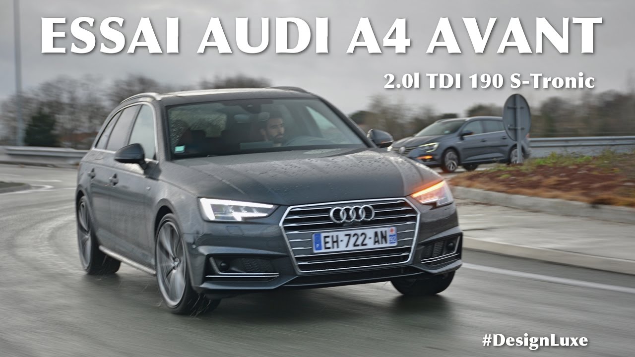 Essai de l'Audi A4 Avant 2 0l TDI 190 S-Tronic