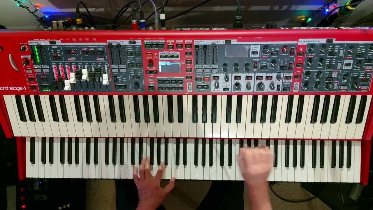 Rhodes and Organ on Nord Stage 4 demo