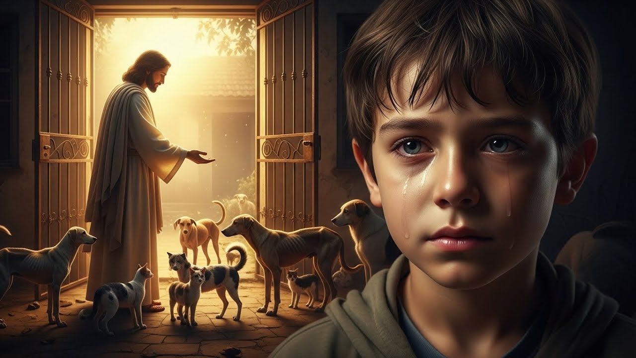 Jesus mostrou cães famintos no sonho do meu filho de 8 anos
