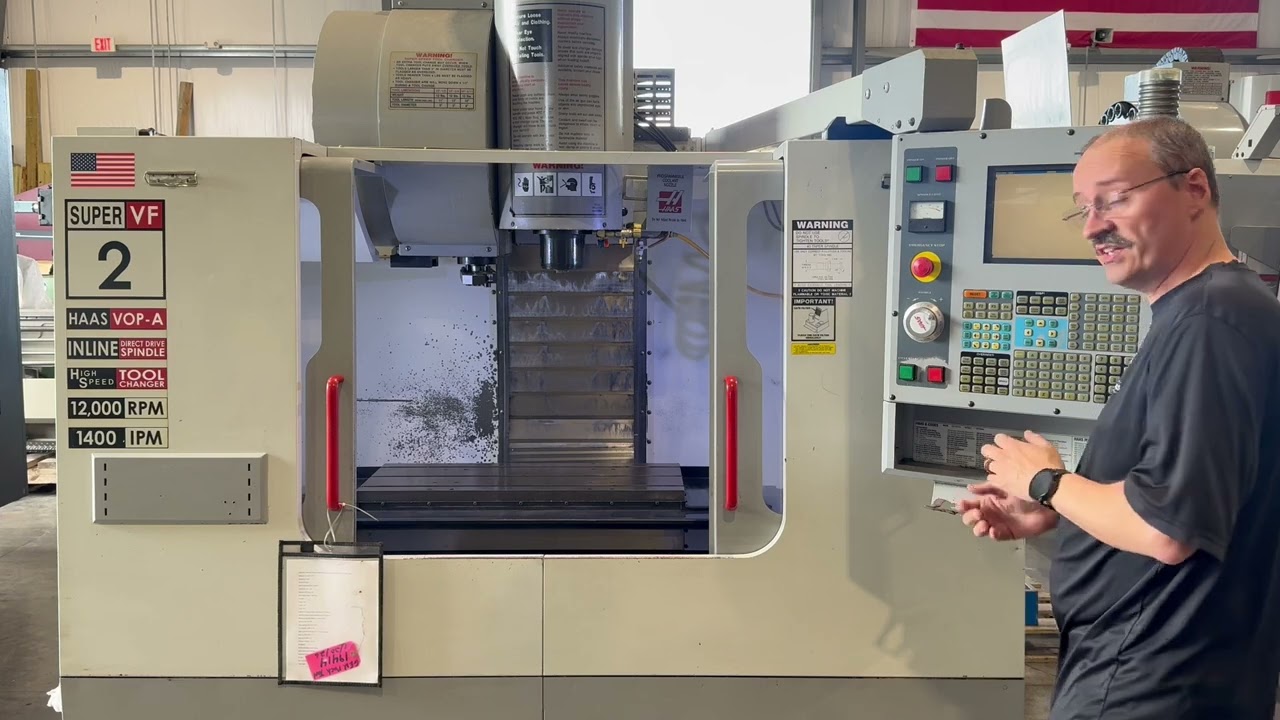 HAAS #VF-2SS CNC Vertical Machining Center 2003’ SUPER SPEED USA #6936