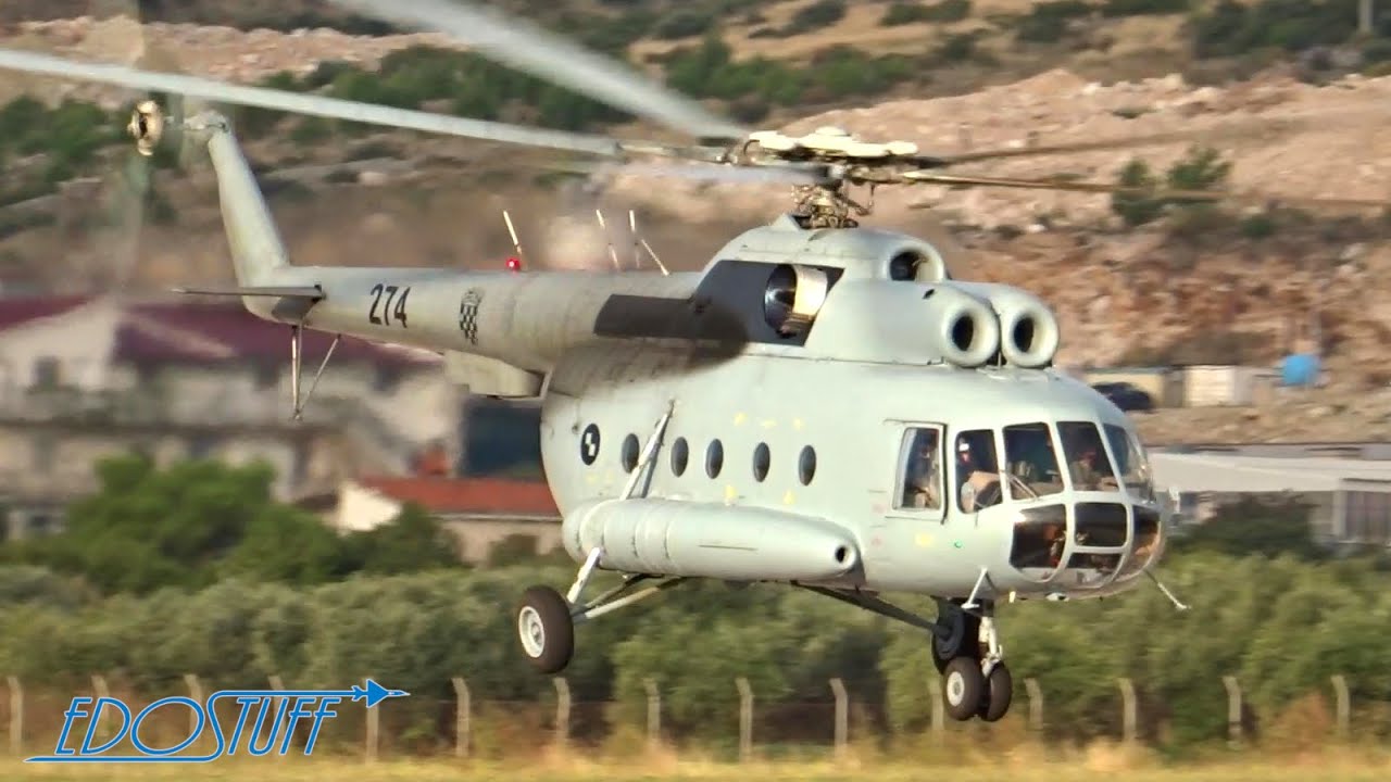 Croatian Air Force Mil Mi-8T - Training at Split Airport SPU/LDSP