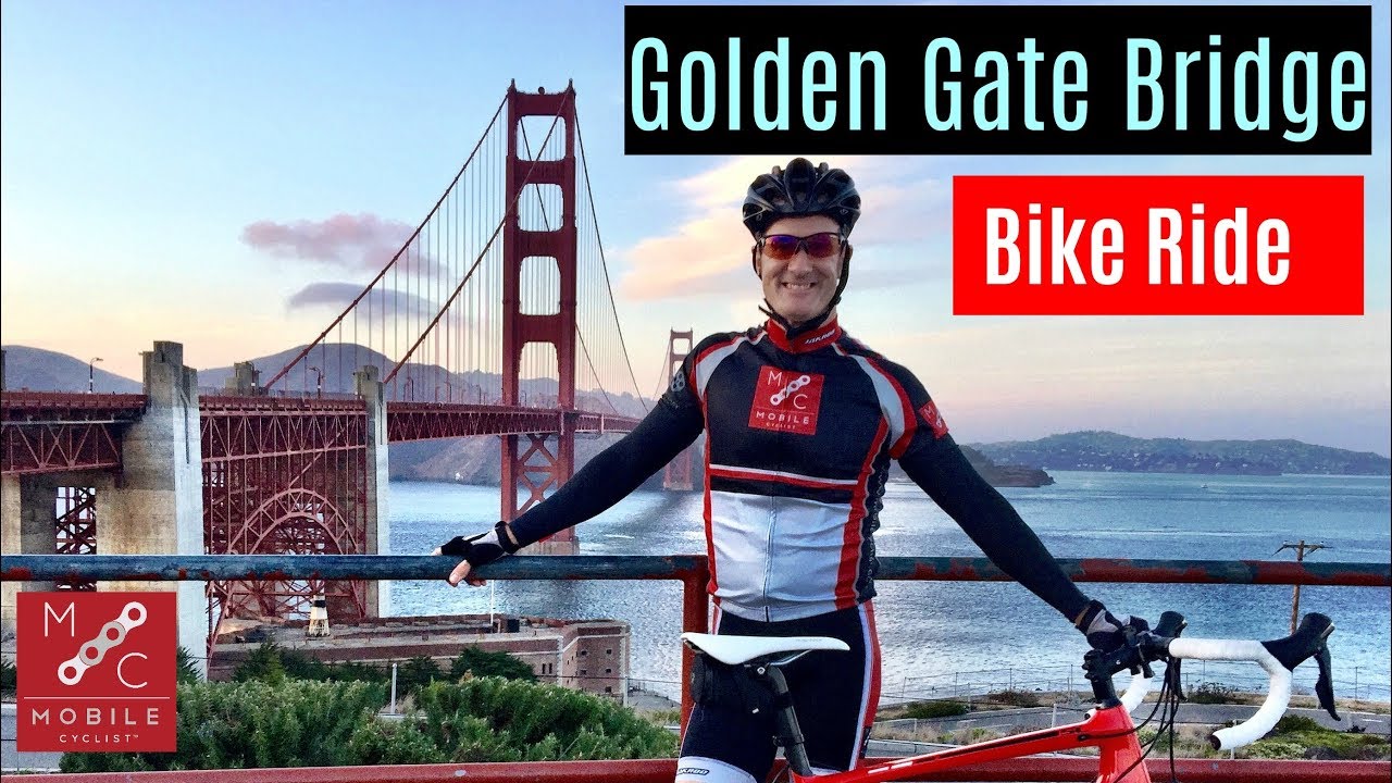 San Francisco Bicycling Culture - Golden Gate Bridge RAPHA and bike courier