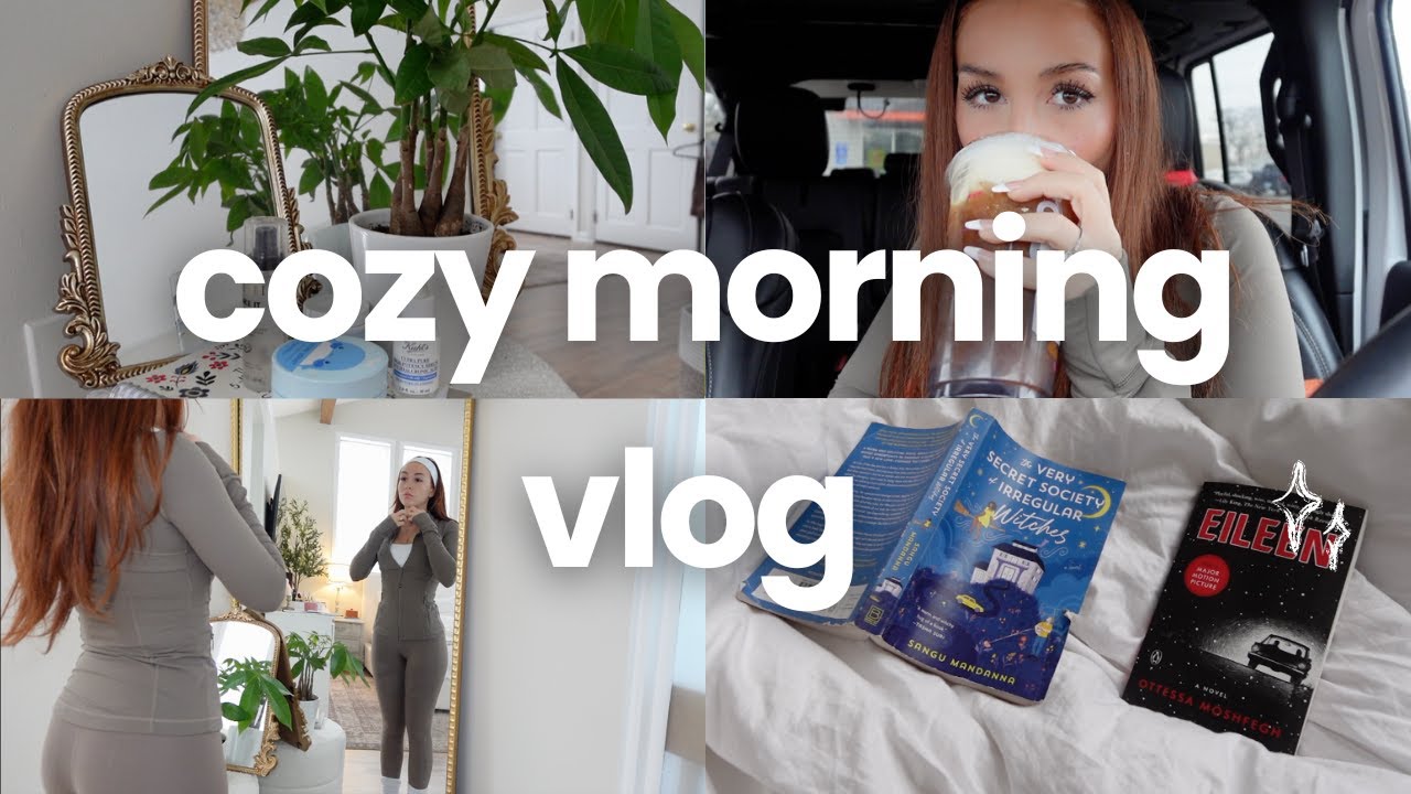 morning vlog - coffee, reading, spring shopping at target, + trying dunkin's new menu