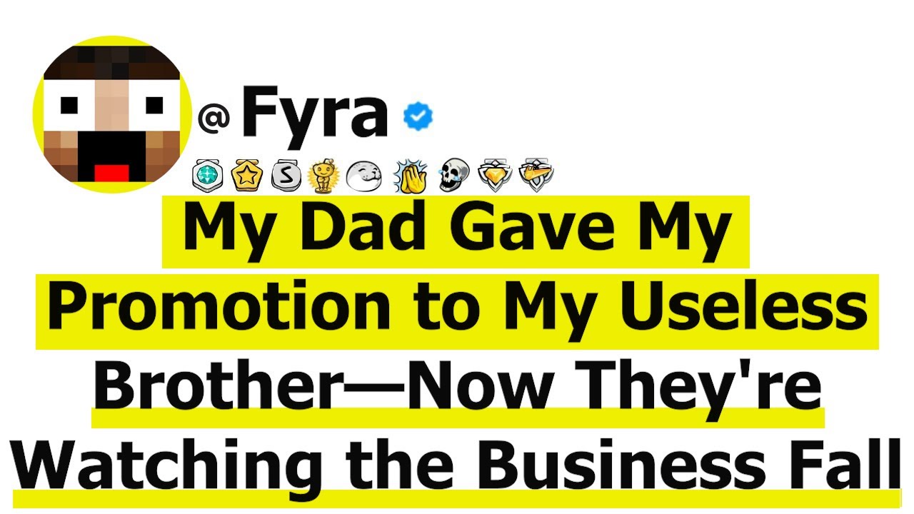 My Dad Gave My Promotion Perk to My Useless Brother—Now They're Watching the Business Fall Apart...