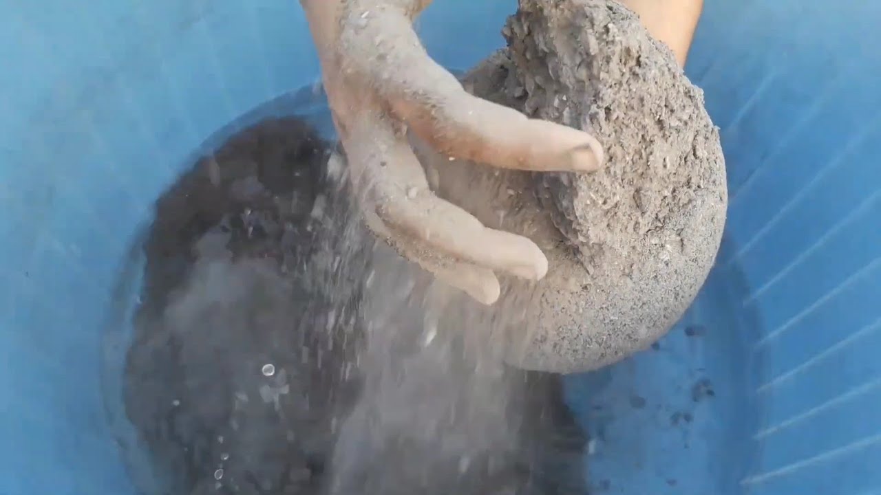 Sand gritty texture bowls crumbling in water ASMR crumbling+dipping video💦😴💯🔥