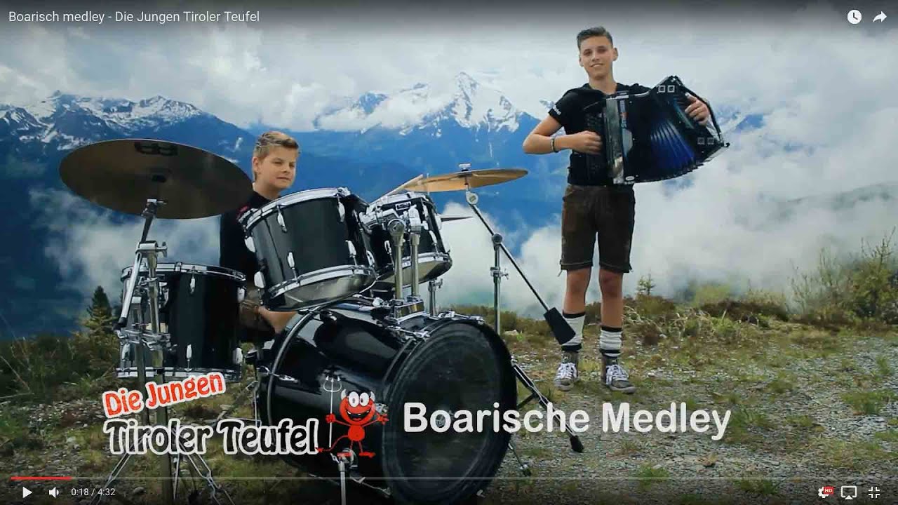 Boarische Medley - Die Jungen Tiroler Teufel