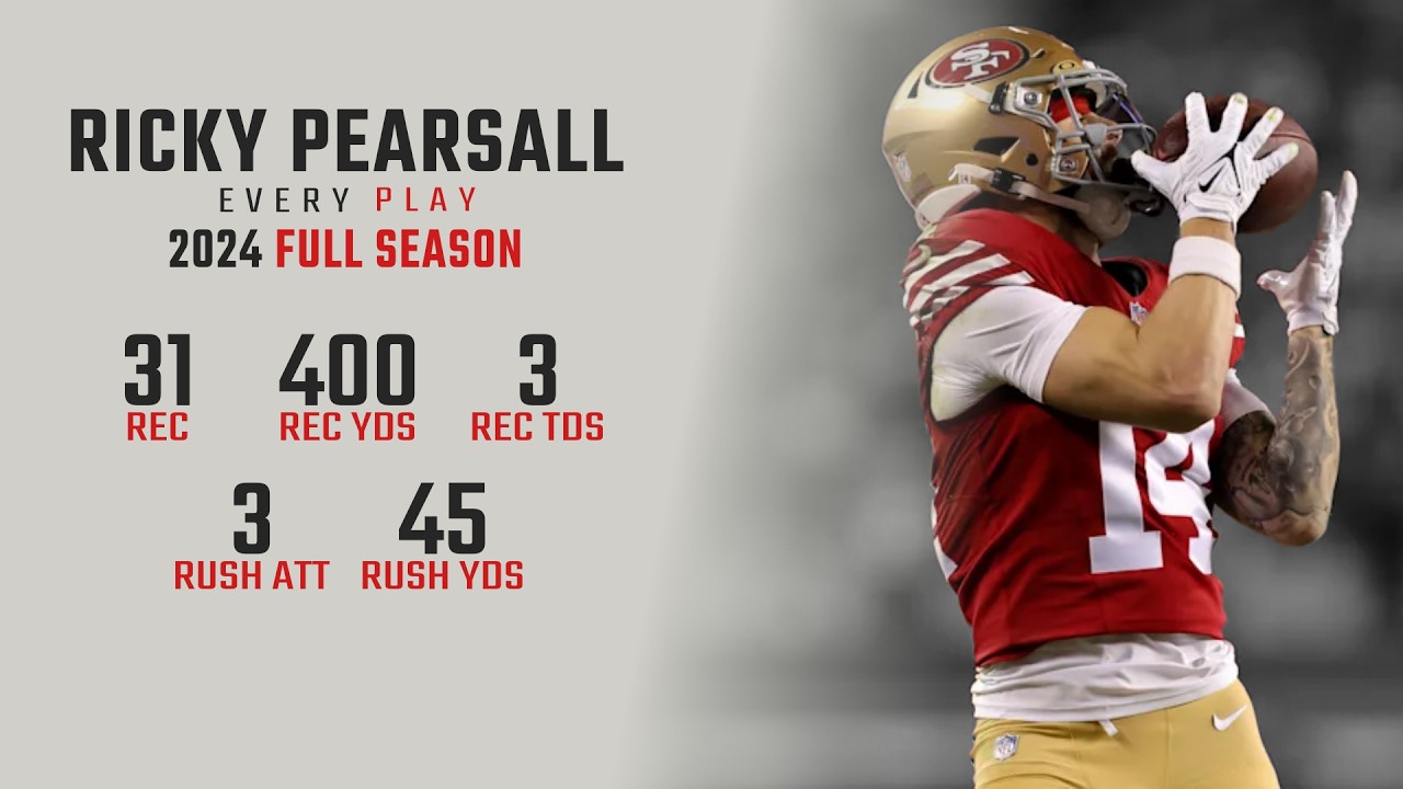 Ricky Pearsall 2024 Highlights | Every Target, Catch, and Run