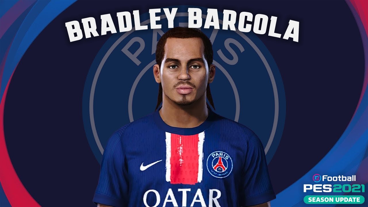 Bradley Barcola🇫🇷 (Paris Saint-Germain) How to create in Pes 2021