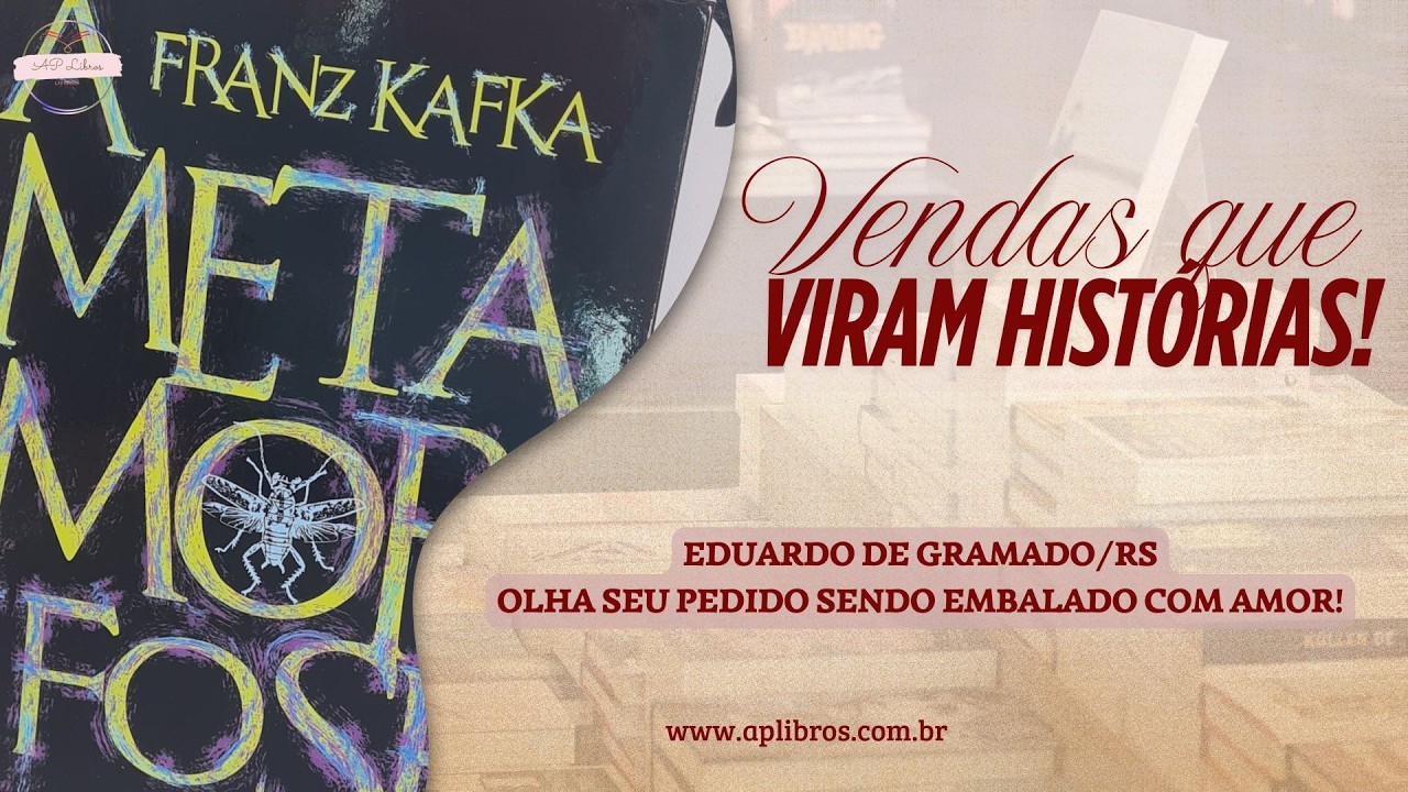 Pedido embalado e enviado para Eduardo de Gramado/RS #aplibros #pedidoembaladoaplibros